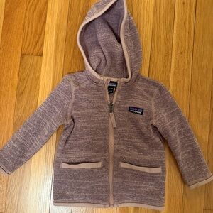 Patagonia Heathered Brown Zip-Up Jacket